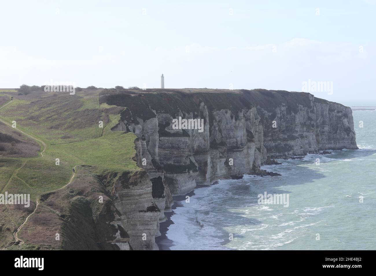 Beautiful shot etretat cliffs hi-res stock photography and images - Alamy