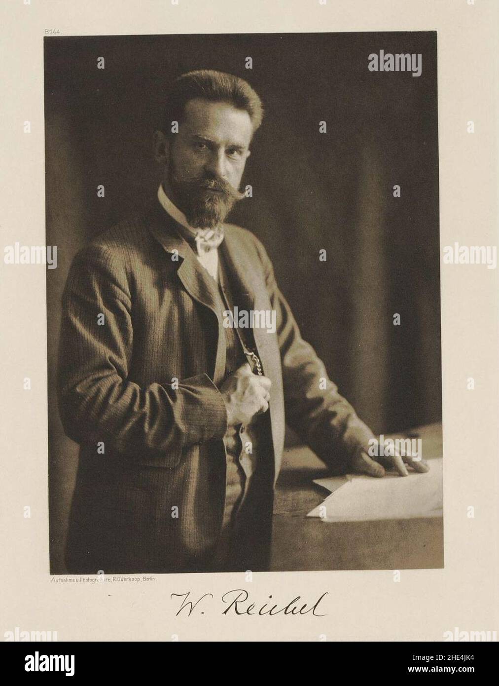 Rudolf Dührkoop Walter Reichel (1907 Stock Photo Alamy