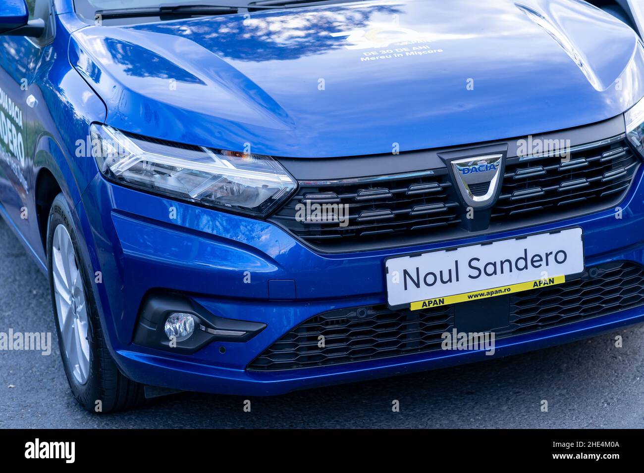 Galati, Romania - September 15, 2021: 2021 New Dacia Sandero Stock Photo
