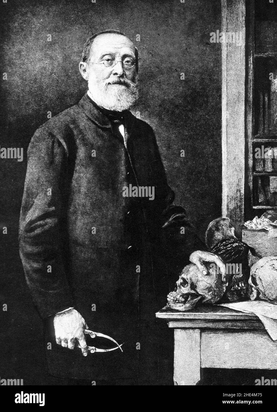 Rudolf Virchow, 1891, by Hanns Fechner. Stock Photo
