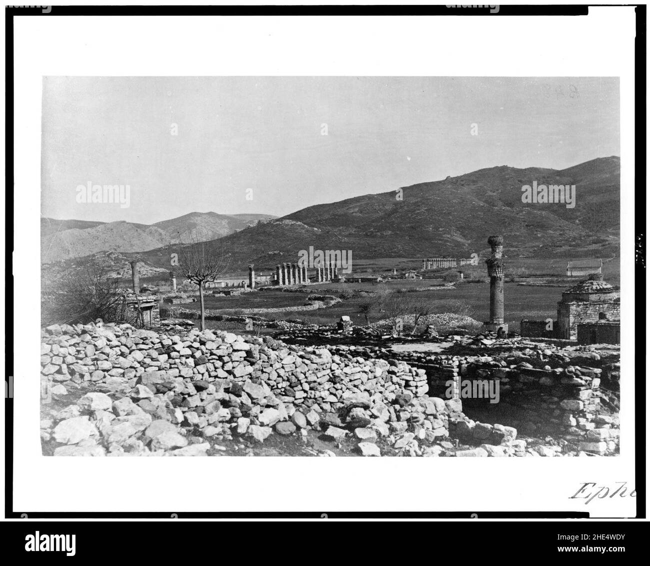 Ruins at Ephesus Stock Photo Alamy