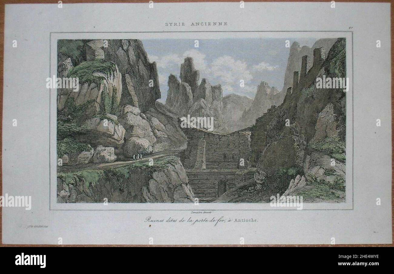 RUINS OF IRON GATE, ANTIOCH ANTAKYA, TURKEY Stock Photo Alamy