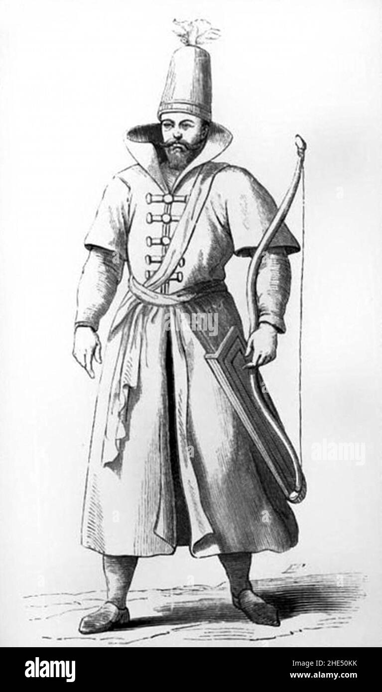 Rus' soldier 16th century Stock Photo - Alamy