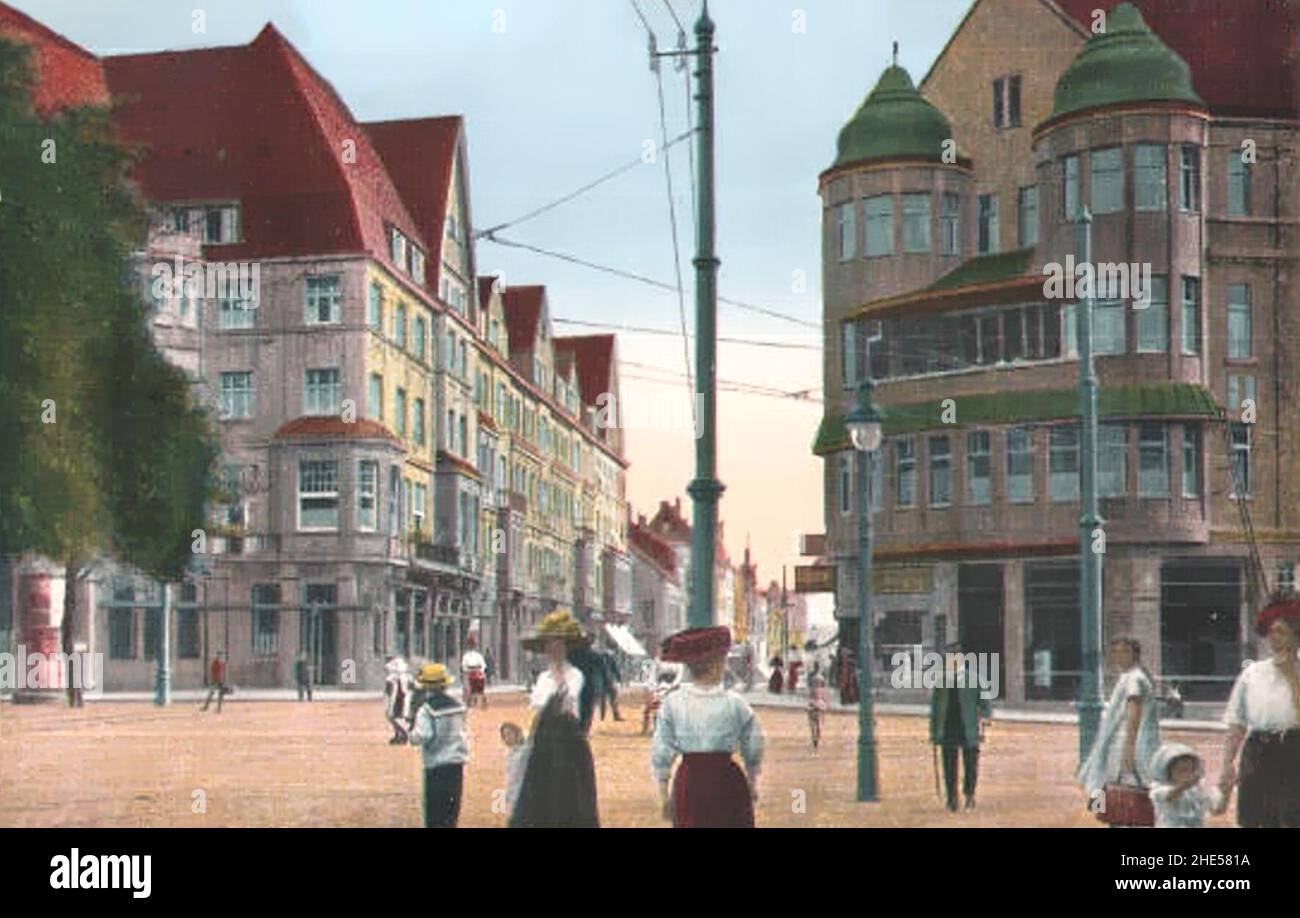 Rüttenscheider Stern in Essen um 1914 Stock Photo Alamy