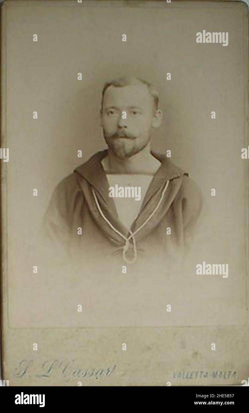 S.L.Cassar, Young sailor. Stock Photo