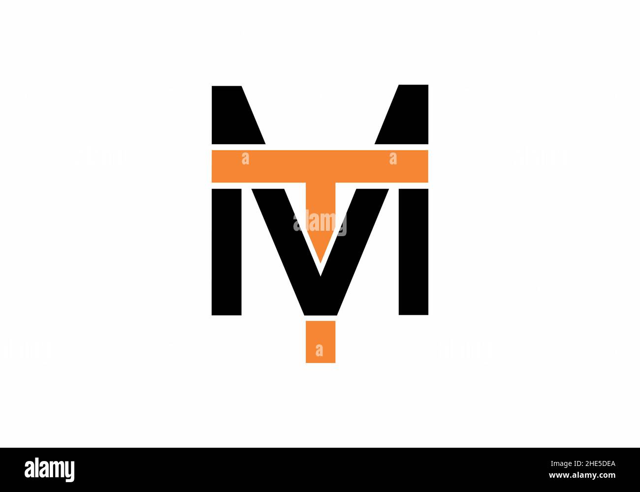 MT or TM initial letter design Stock Vector Image & Art - Alamy