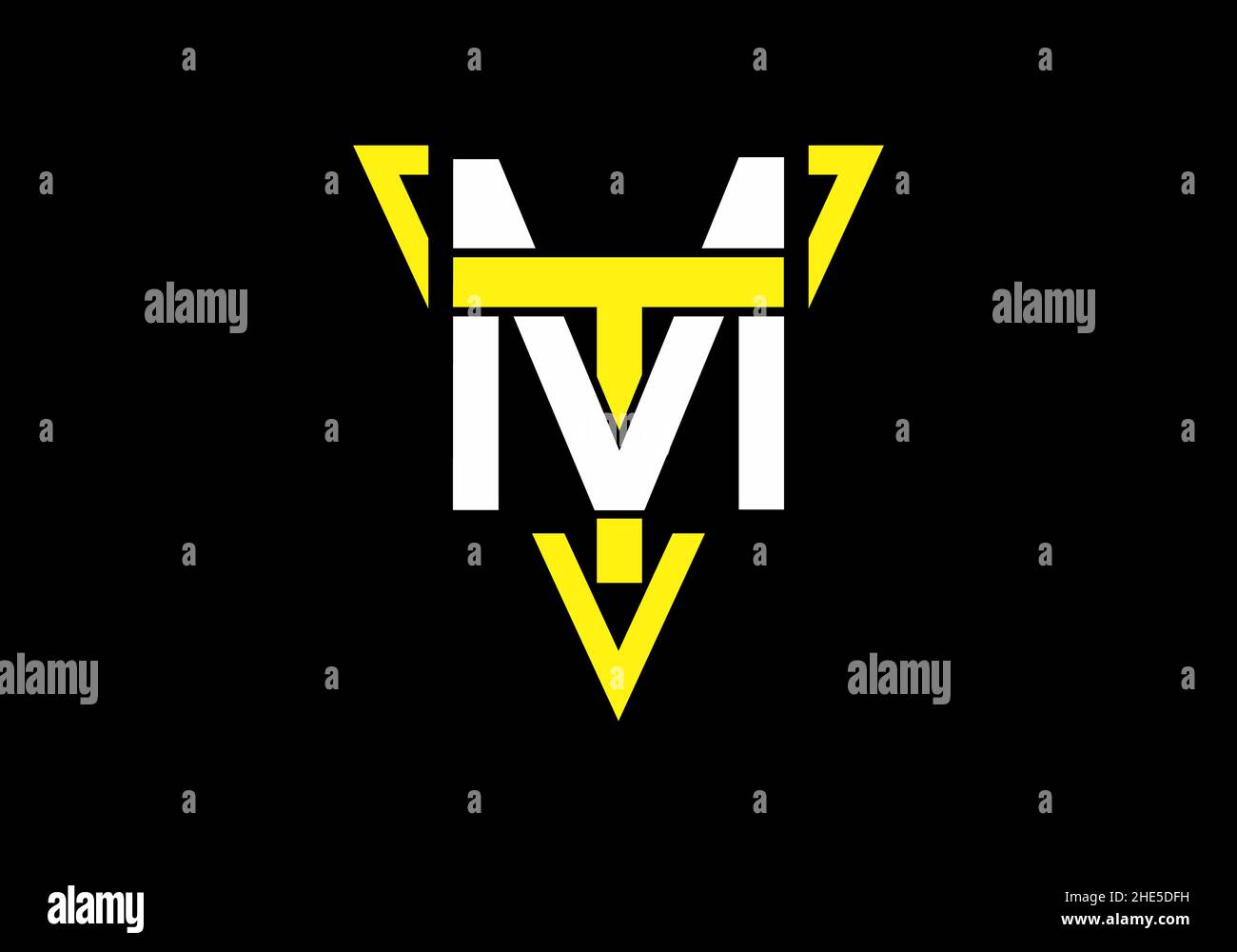 MT Or TM Initial Letter Design Stock Vector Image Art Alamy