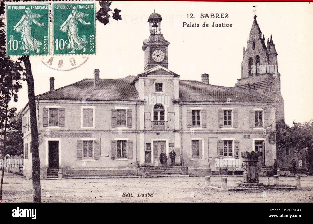 Sabres - Palais de Justice. Stock Photo