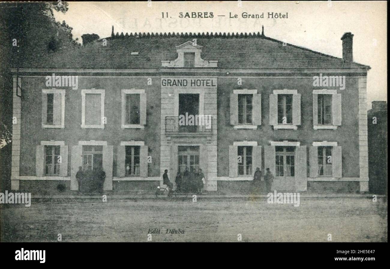 Sabres - Grand Hôtel. Stock Photo