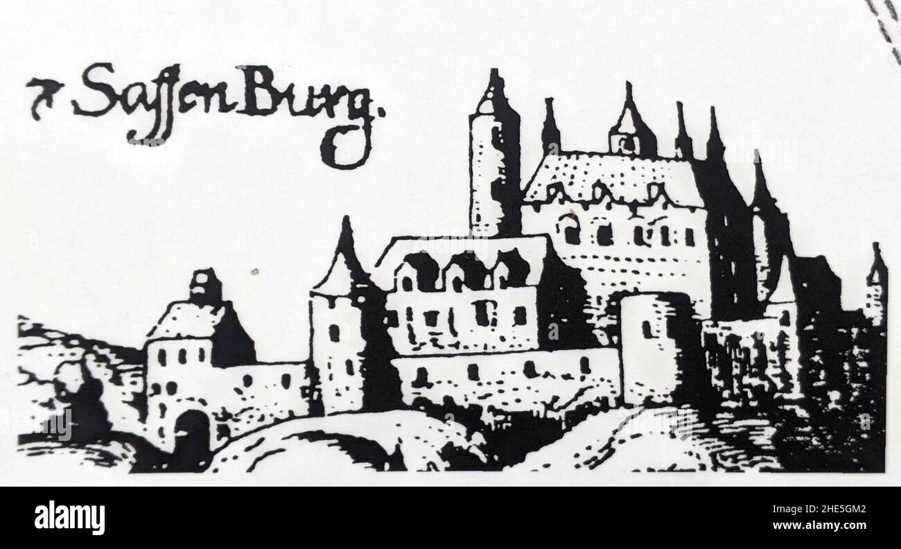 Saffenburg 1633. Stock Photo