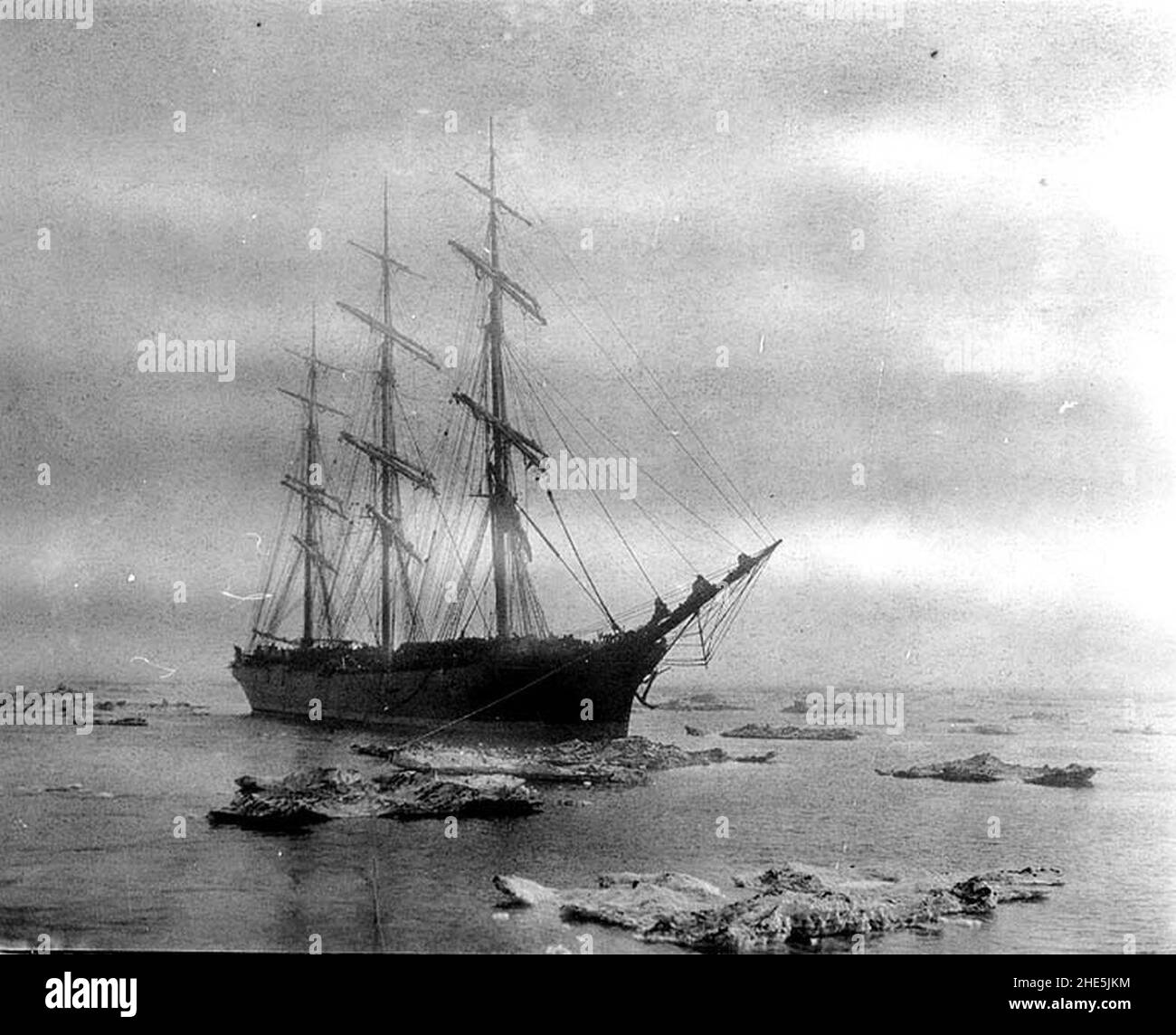 Sailing vessel STAR OF FRANCE anchored in Egegik River to escape the