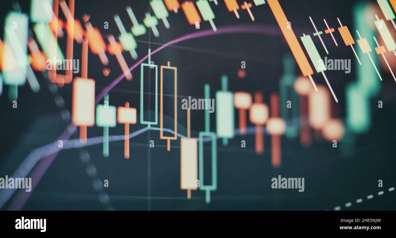 Financial accounting of profit summary graphs analysis Stock Photo - Alamy