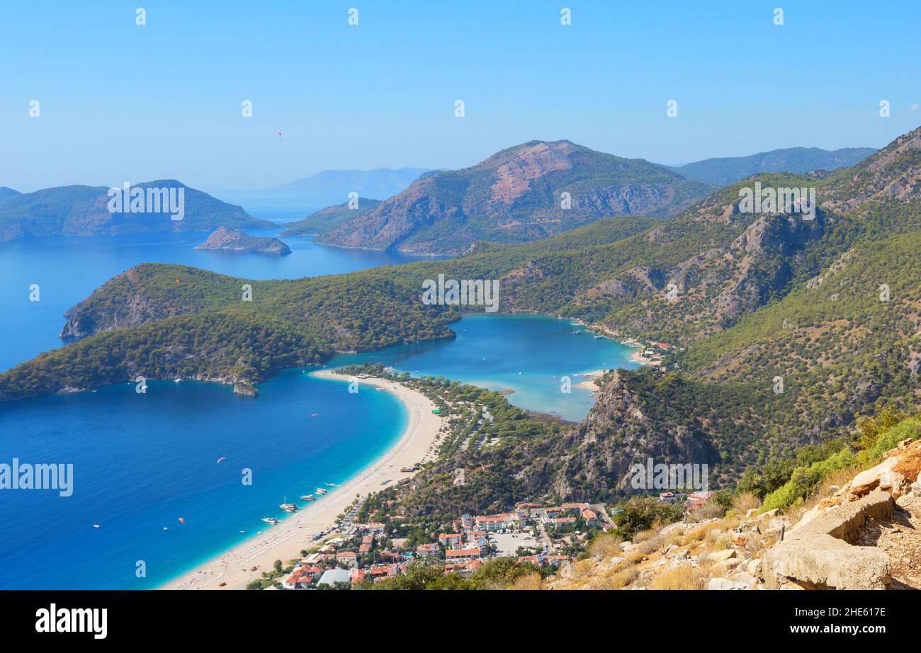 Beautiful nature landscapes in Turkey mountains. Lycian way is famous