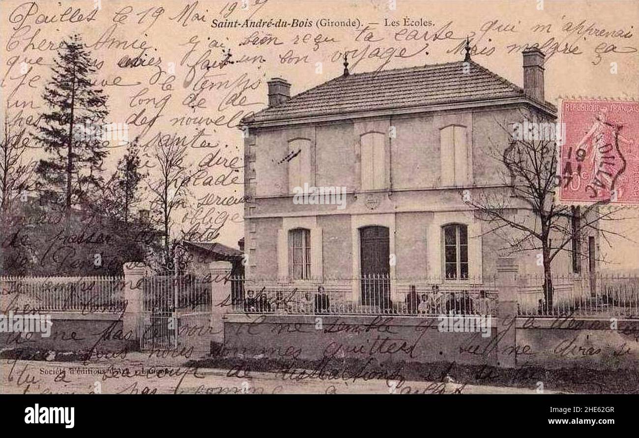 SaintAndréduBois bourg 7 Stock Photo Alamy