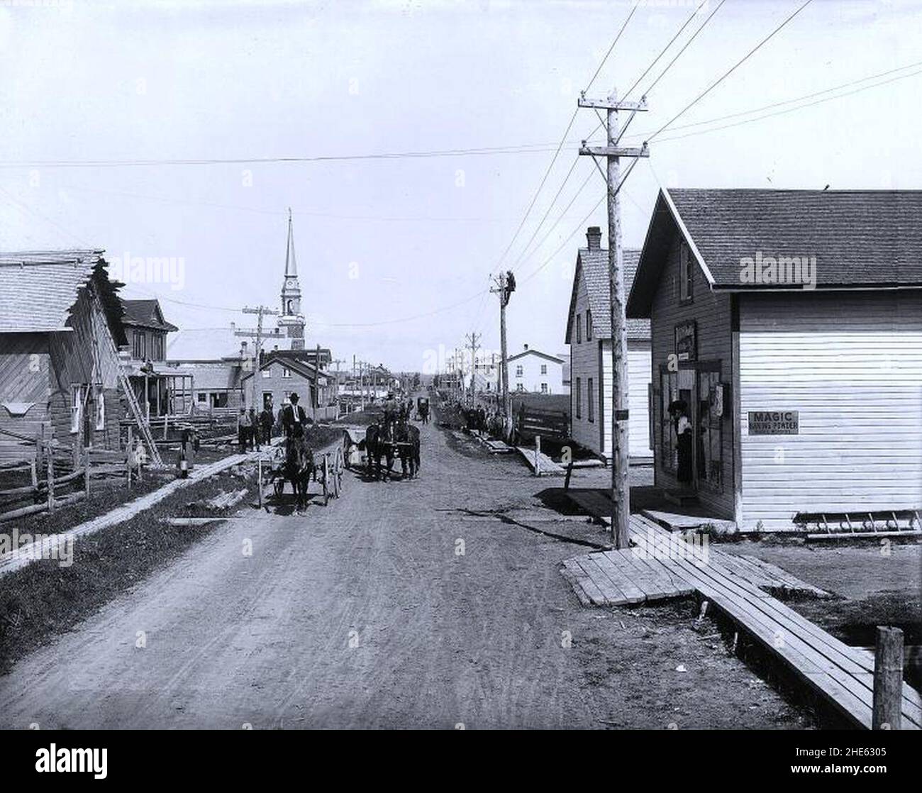 SaintBruno LacSaintJean 1906 Stock Photo Alamy