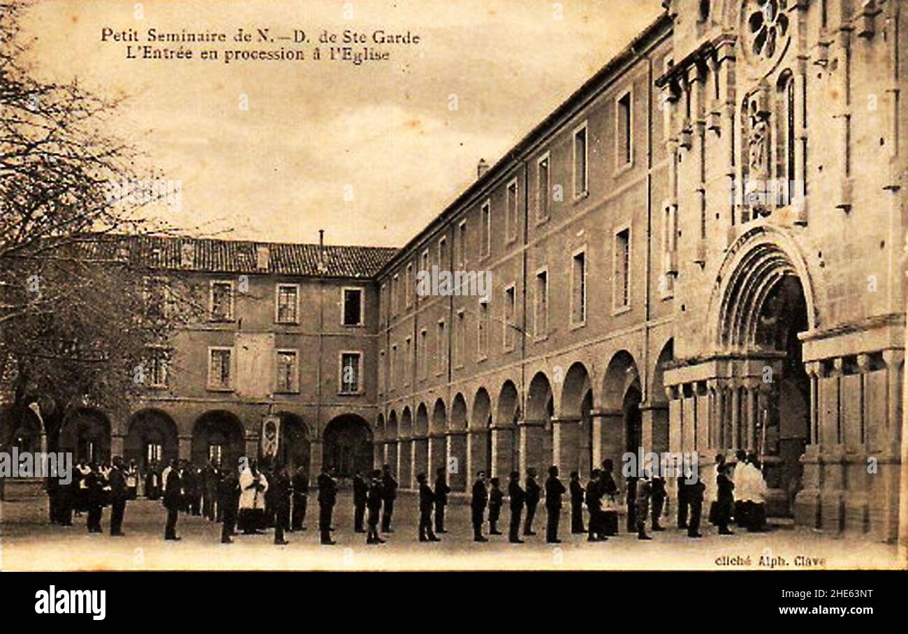 Saint-Didier Petit séminaire de Sainte-Garde. Stock Photo