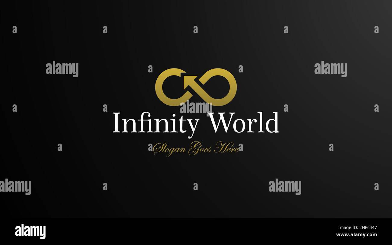 Infinity Logo Design Concept Vector. Elegant Logo Design Concept for Infinity Logo Template Stock Vector