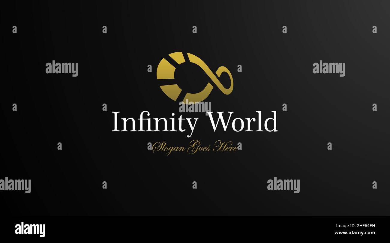 Infinity Logo Design Concept Vector. Elegant Logo Design Concept for Infinity Logo Template Stock Vector