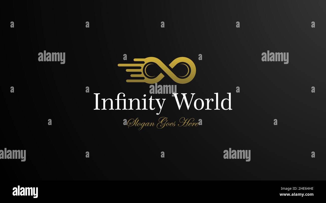 Infinity Logo Design Concept Vector. Elegant Logo Design Concept for Infinity Logo Template Stock Vector