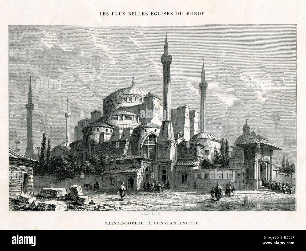 Saintesophie, a Constantinople Stock Photo Alamy