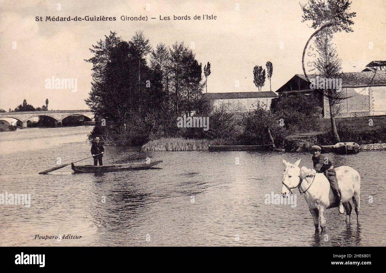 SaintMédarddeGuizières Brds de l'Isle 1 Stock Photo Alamy