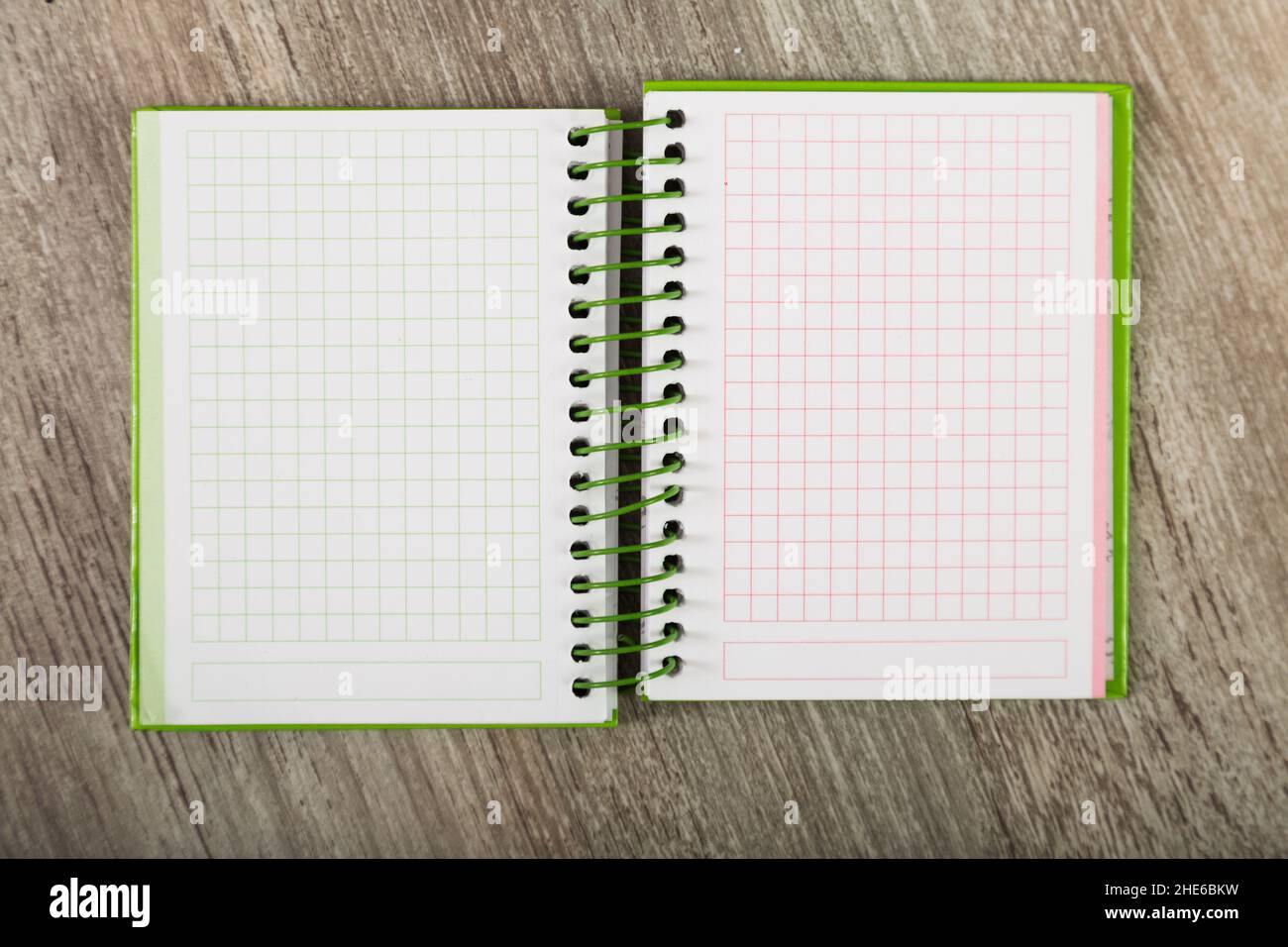 open notebook Stock Photo