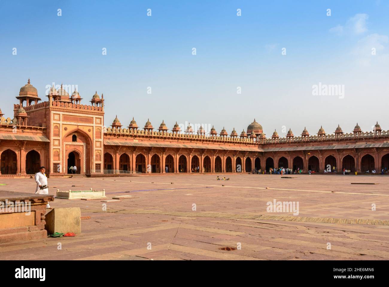 Fatehpur Sikri (Fatehpūr Sikrī), Agra District, Uttar Pradesh, India, South Asia Stock Photo