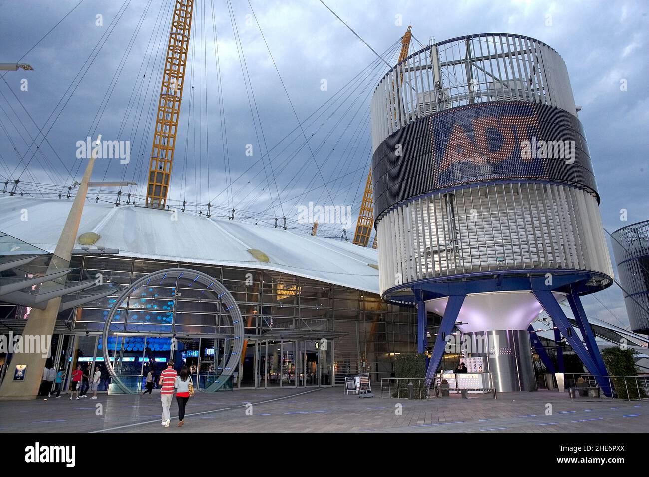 The O2 Arena in London outside view. Stock Photo