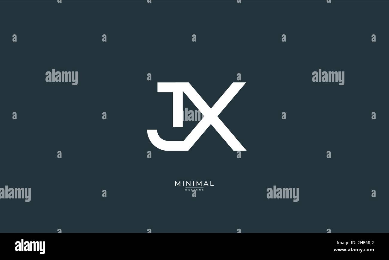 Monogram JX Logo V2 Graphic by Greenlines Studios · Creative Fabrica