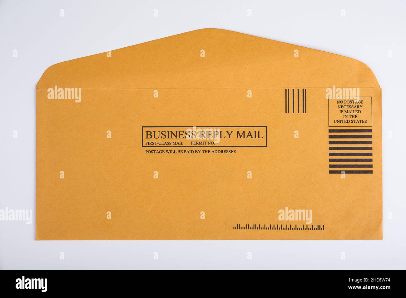 Company print envelope with paid postage Stock Photo Alamy