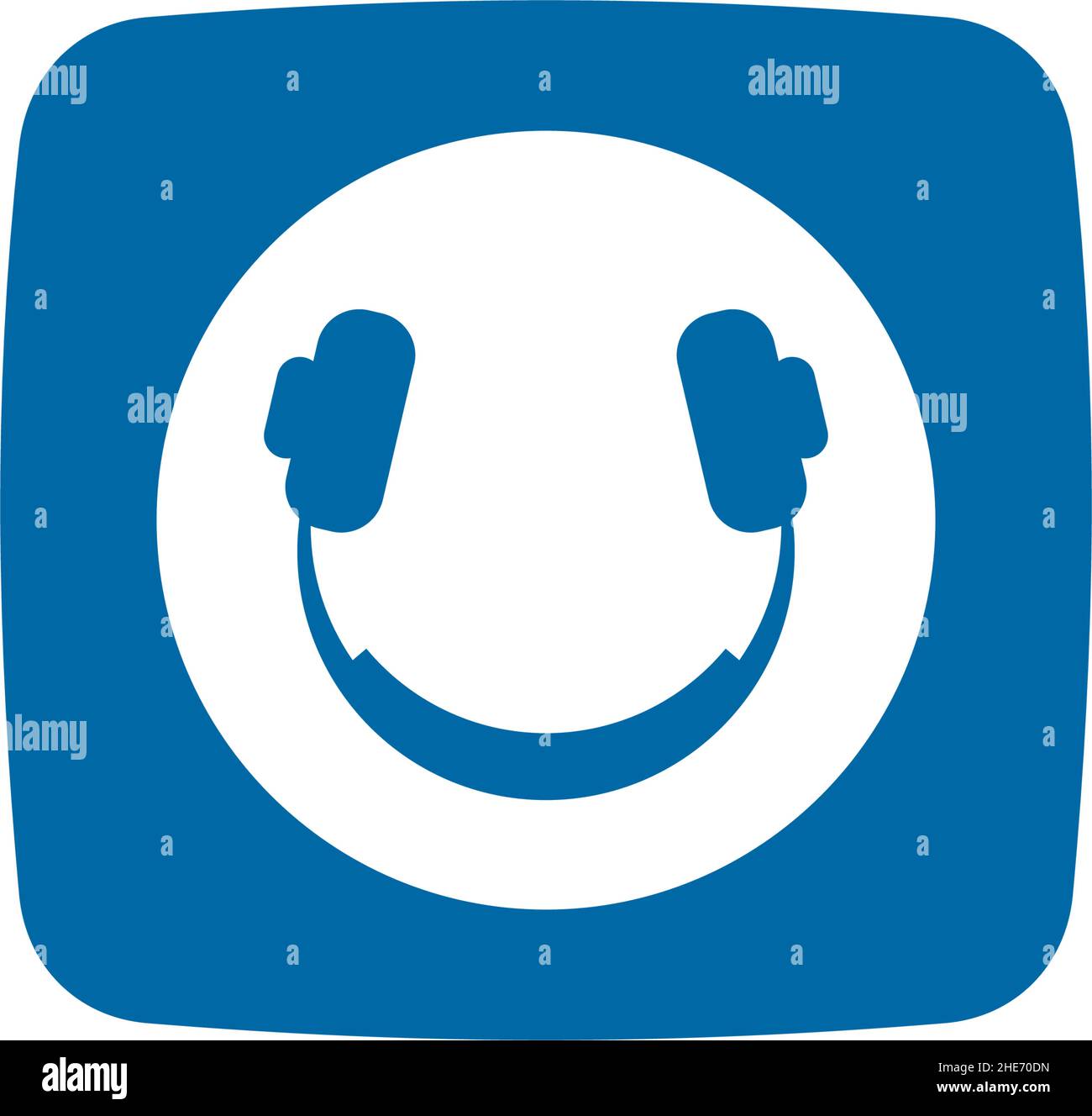 Music app technology vector logo design Stock Vector