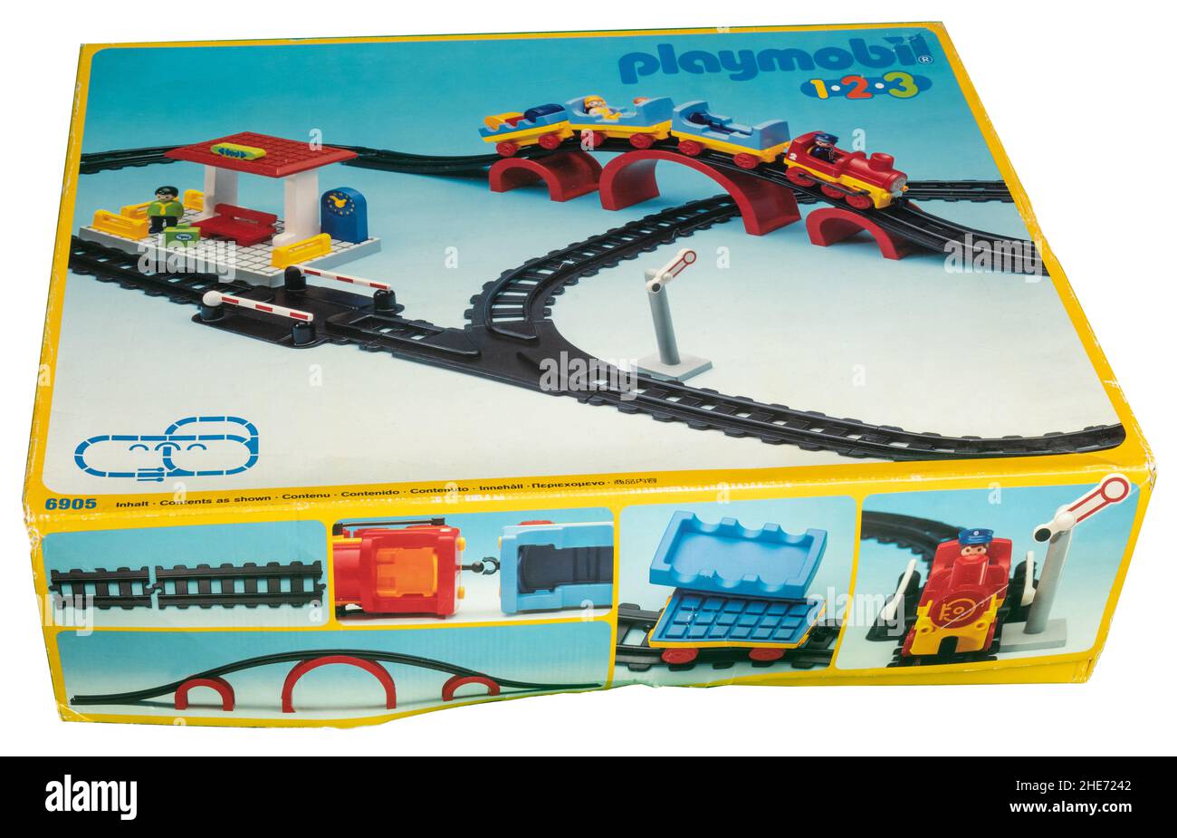 Playmobil 123 6905 Trainset toy in box Stock Photo - Alamy