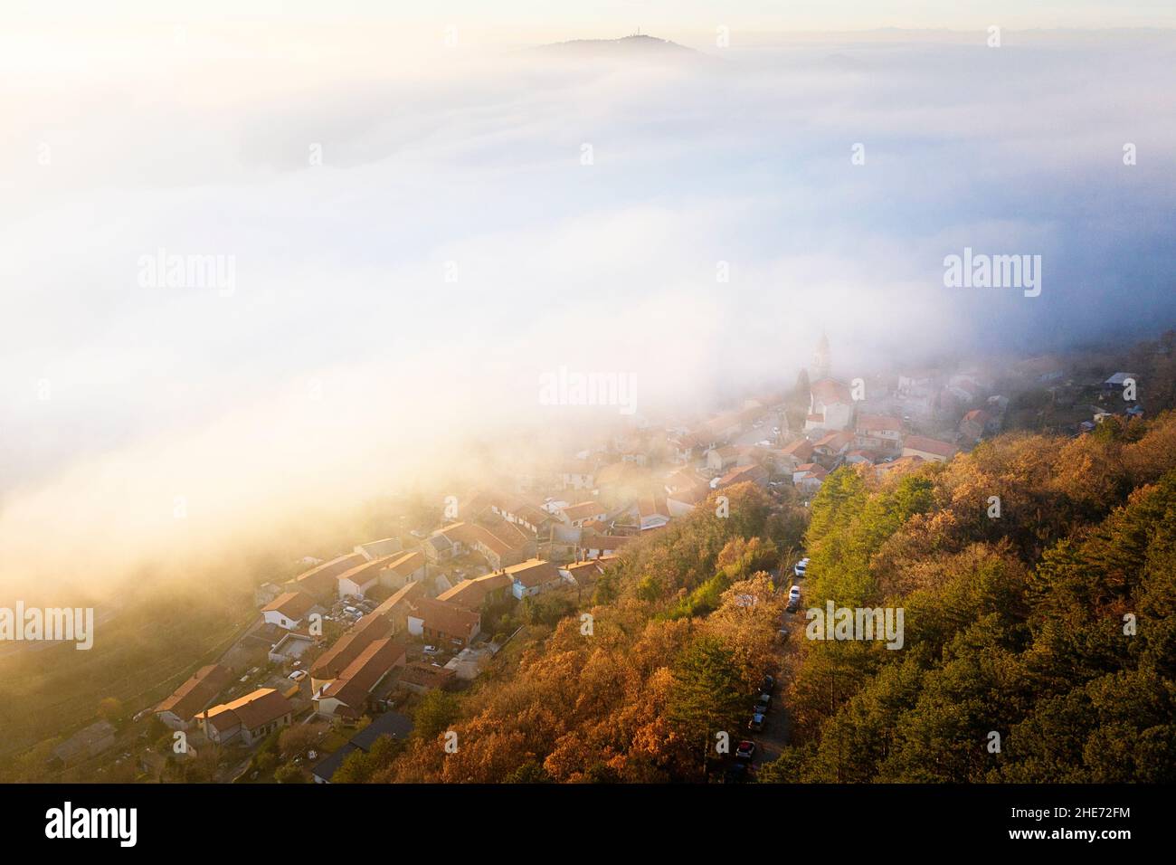 Slovenia village winter hi-res stock photography and images - Alamy