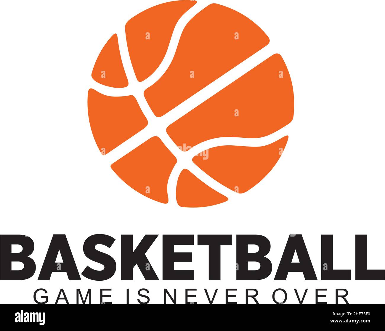 Basketball game sport club vector logo design Stock Vector Image & Art