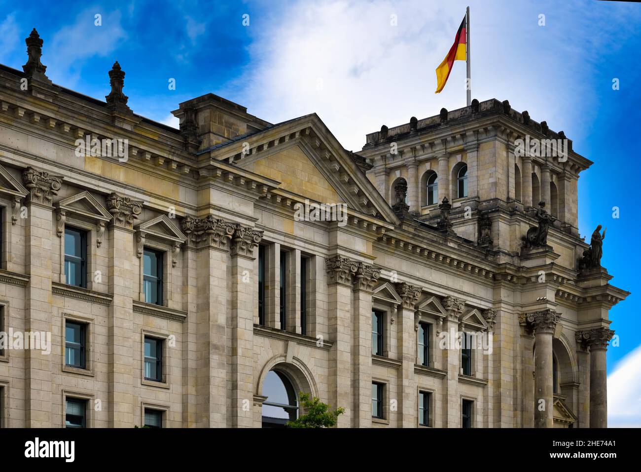 Reichstag Building German Bundestag Government District Tiergarten