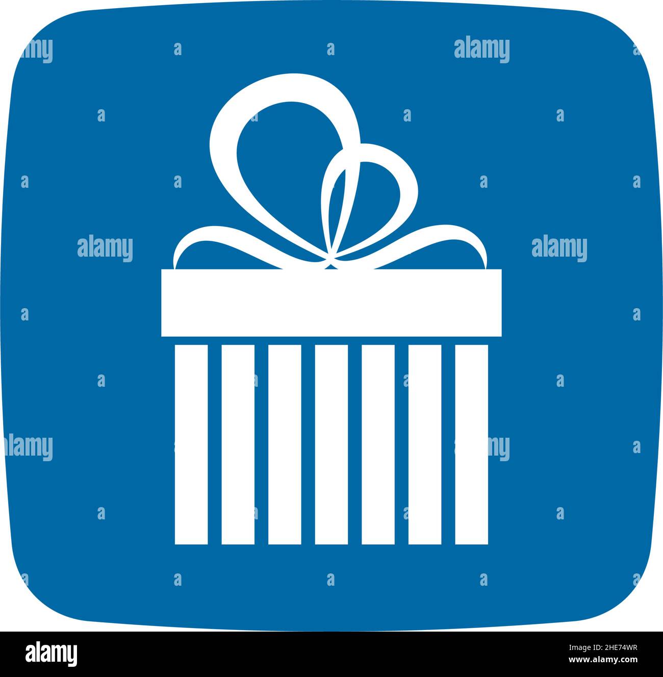 Box gift online app tech vector logo design Stock Vector Image & Art