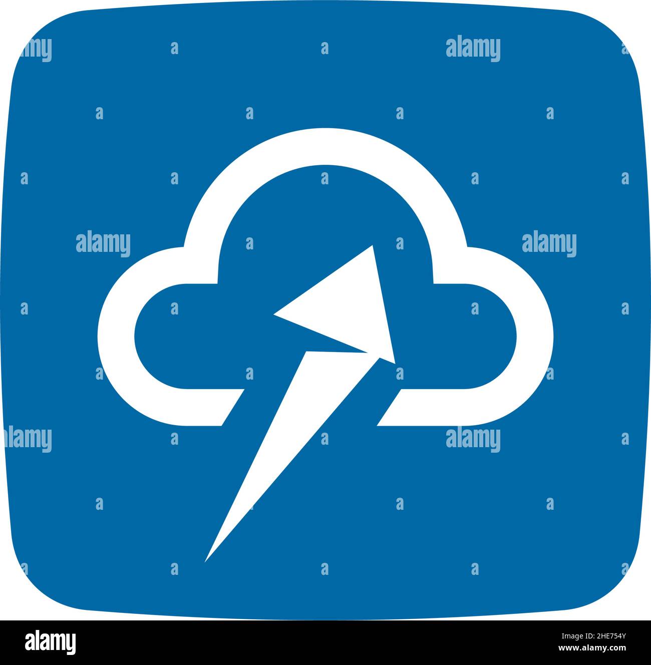 Home cloud data service company vector logo design Stock Vector