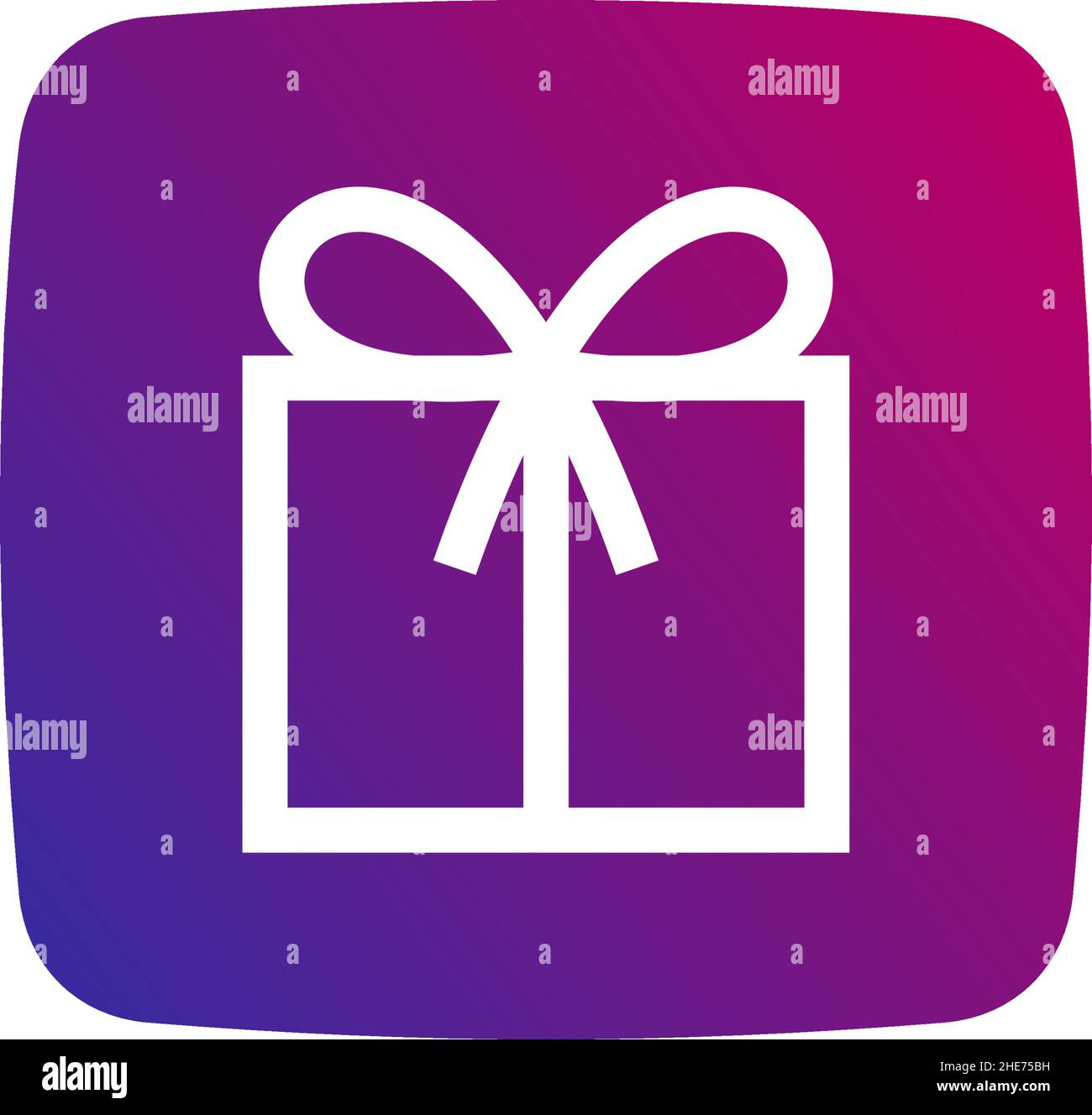 Box gift online app tech vector logo design Stock Vector Image & Art