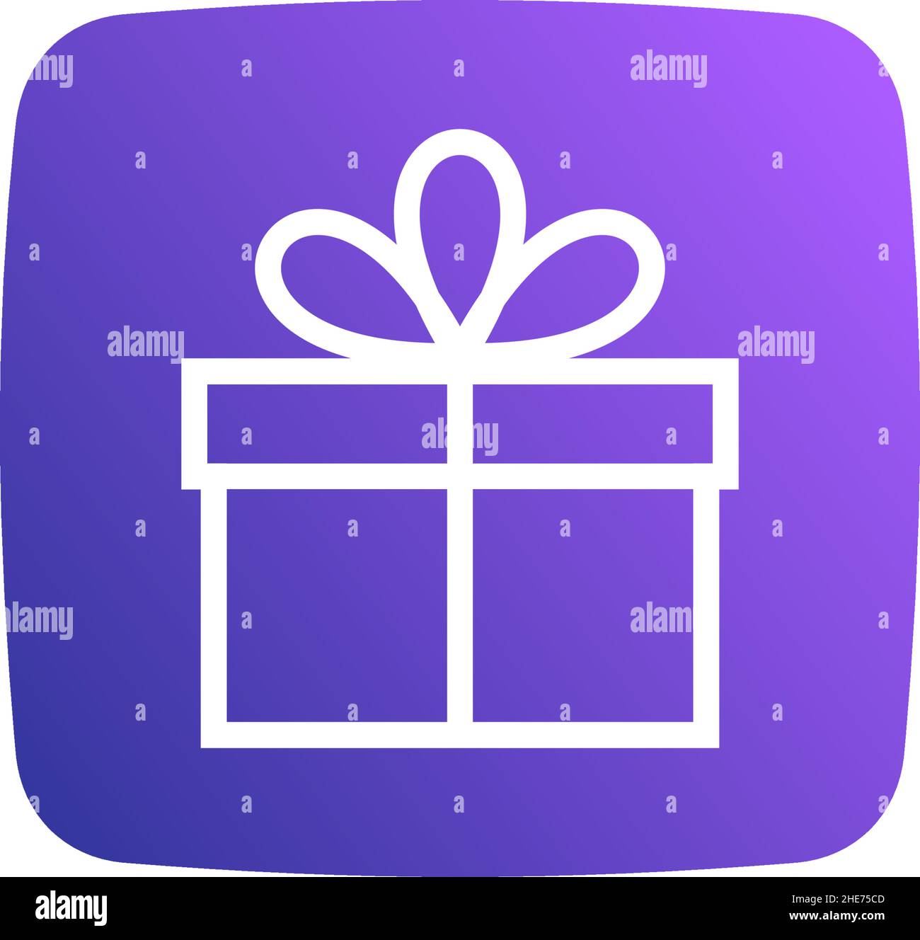 Box gift online app tech vector logo design Stock Vector