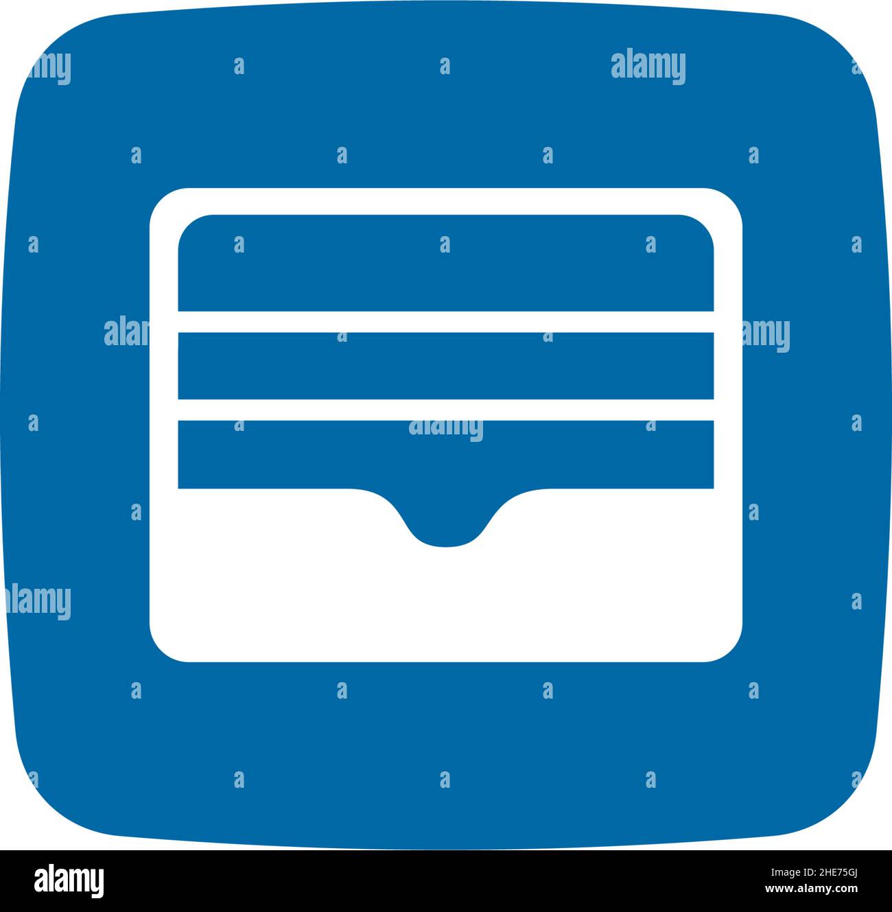 Virtual wallet money saving app vector logo design Stock Vector