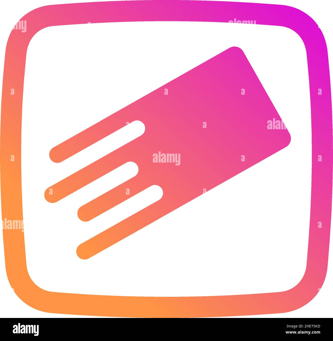 Onlineticket app application vector logo design Stock Vector