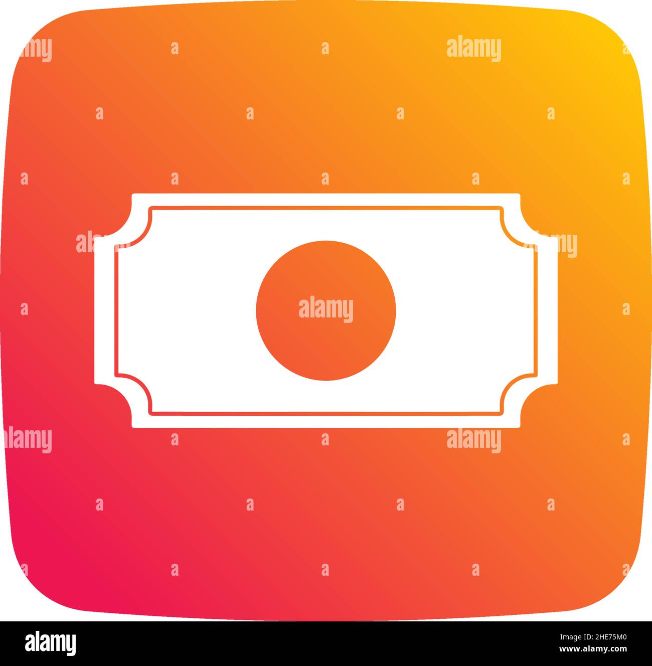 Onlineticket app application vector logo design Stock Vector
