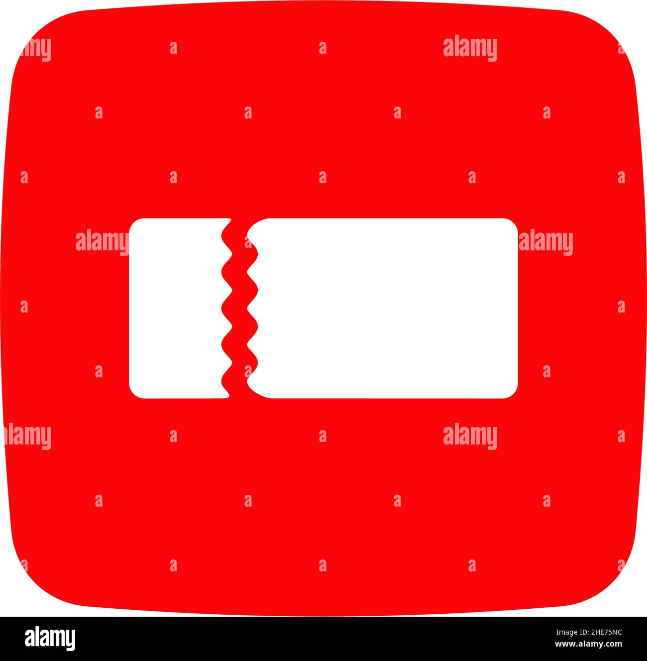 Onlineticket app application vector logo design Stock Vector