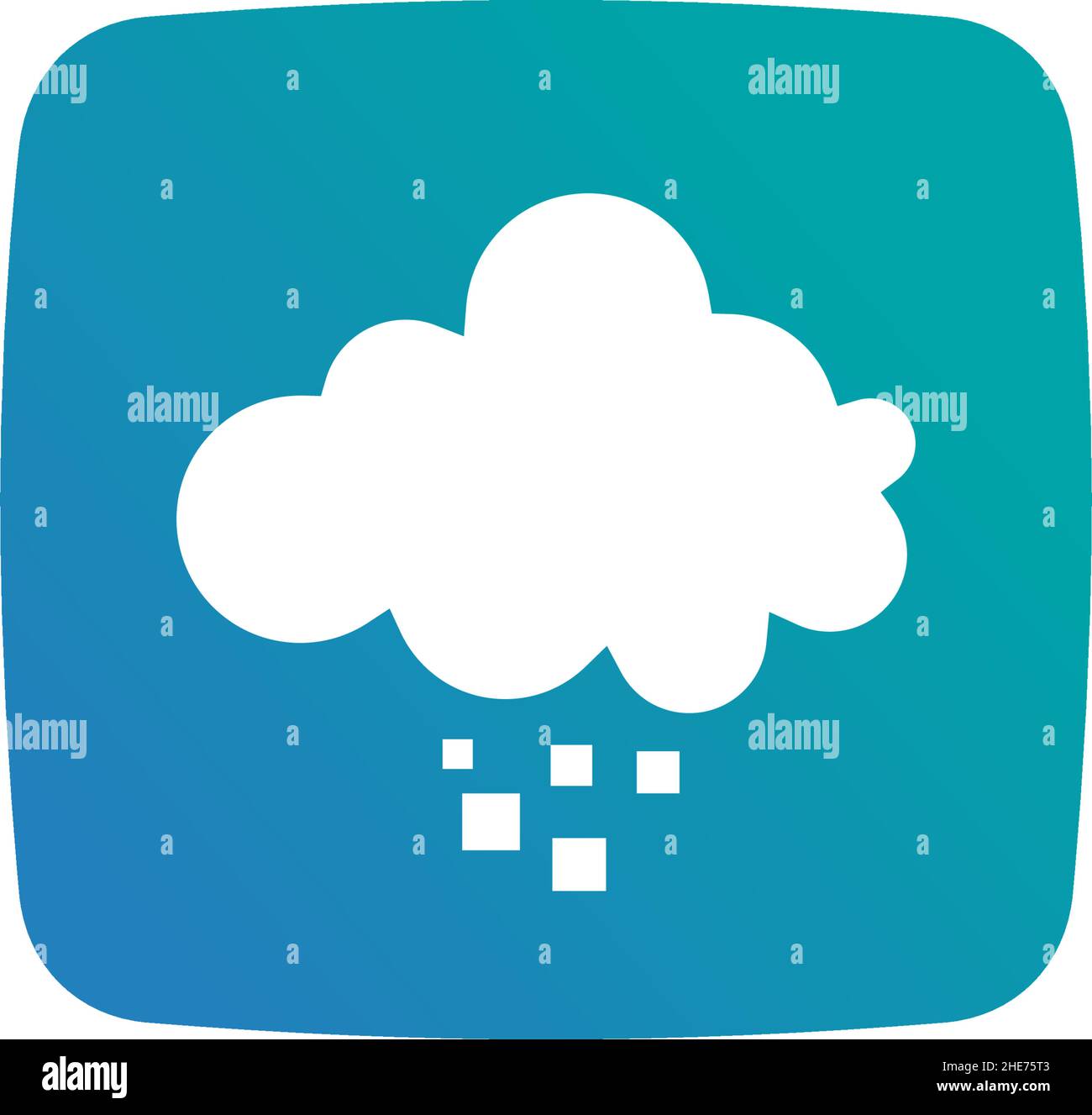Home cloud data service company vector logo design Stock Vector