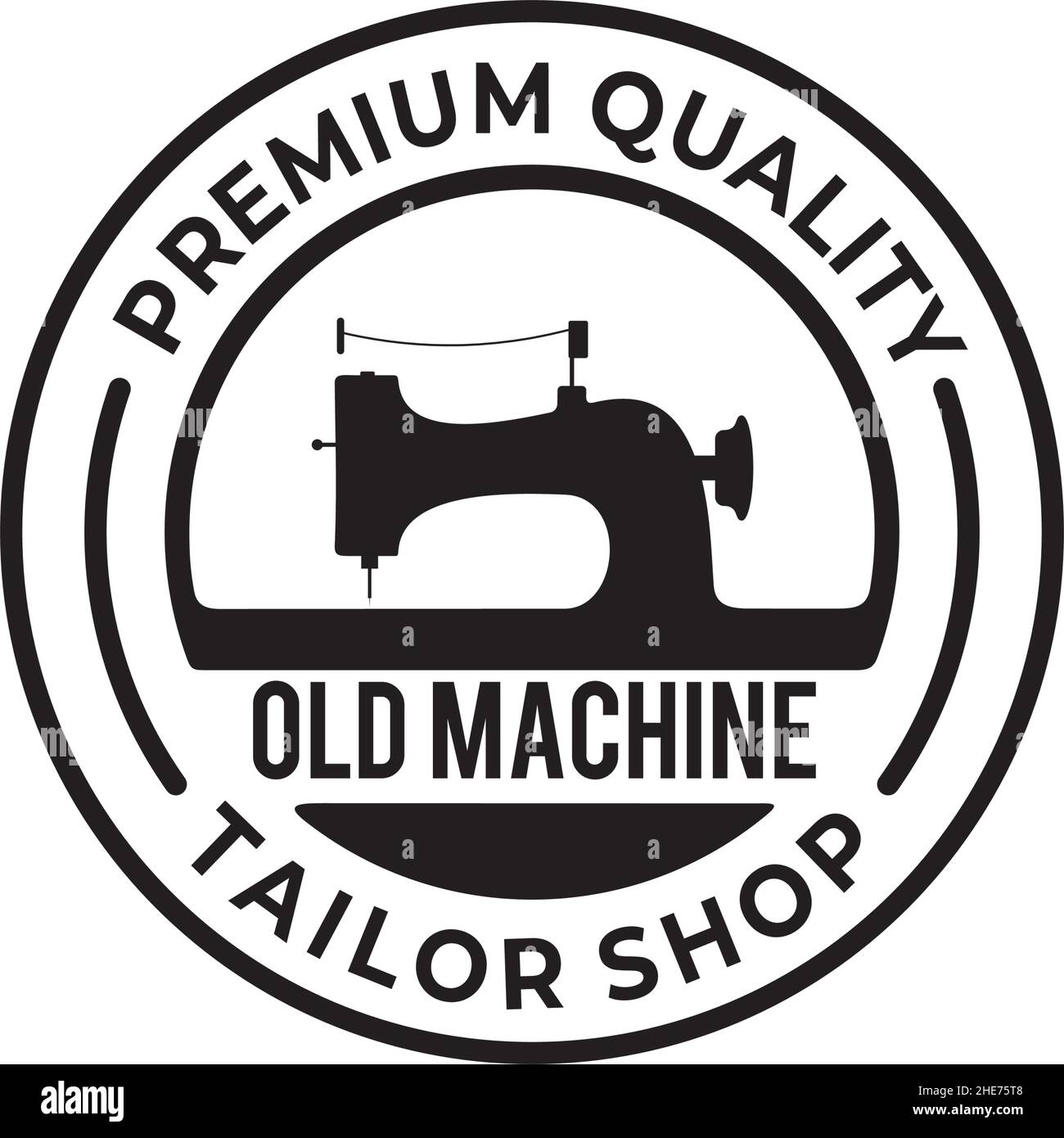 Premium Vector | Modern tailor logo template design