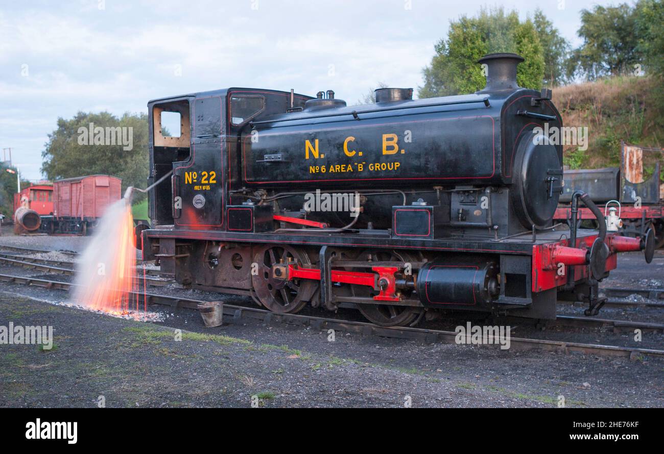NCB Avenue coking plant Chesterfield loco No.4 Colliery Rail Photo 