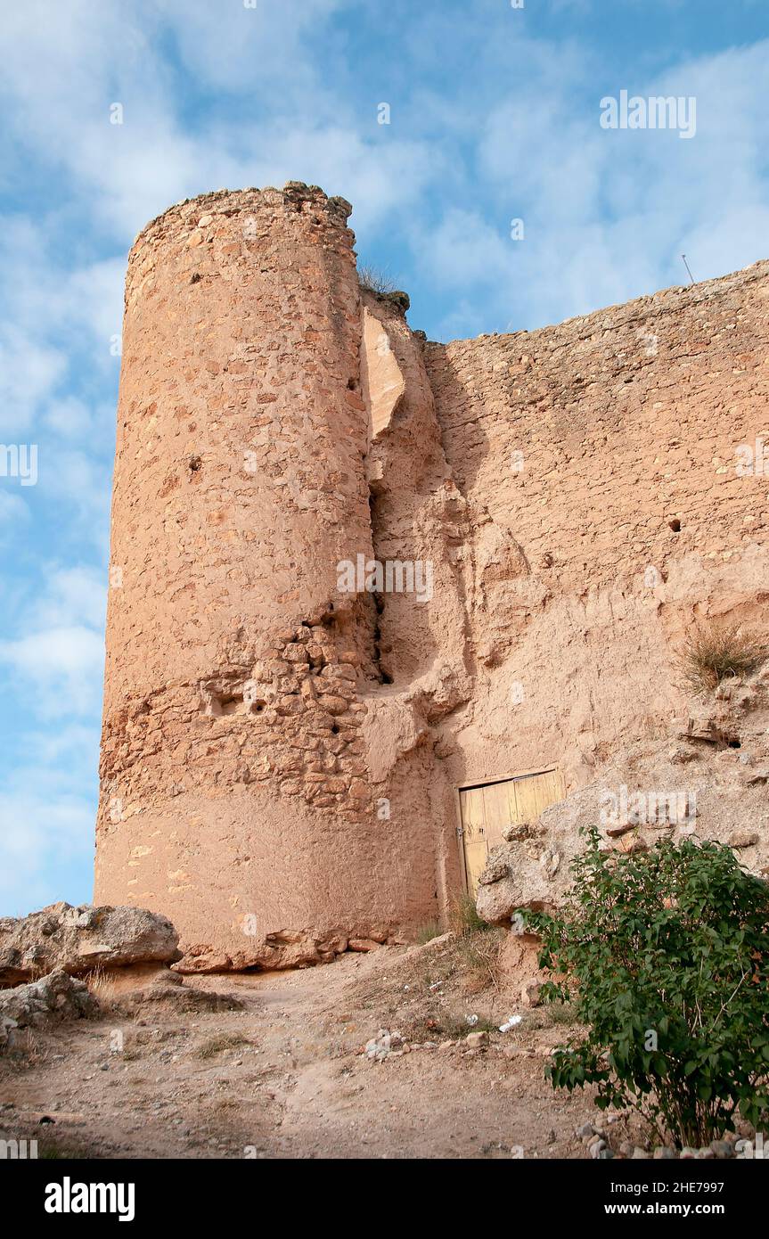 Ruins of Freila castle in the province of Granada Stock Photo