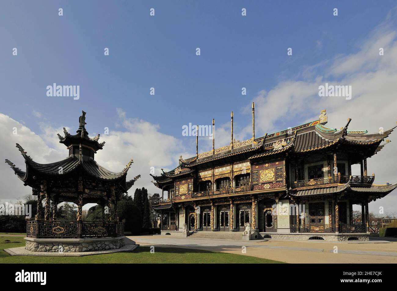 Chinesischer Pavillon, Laken, Brüssel, Belgien, Europa Chinese