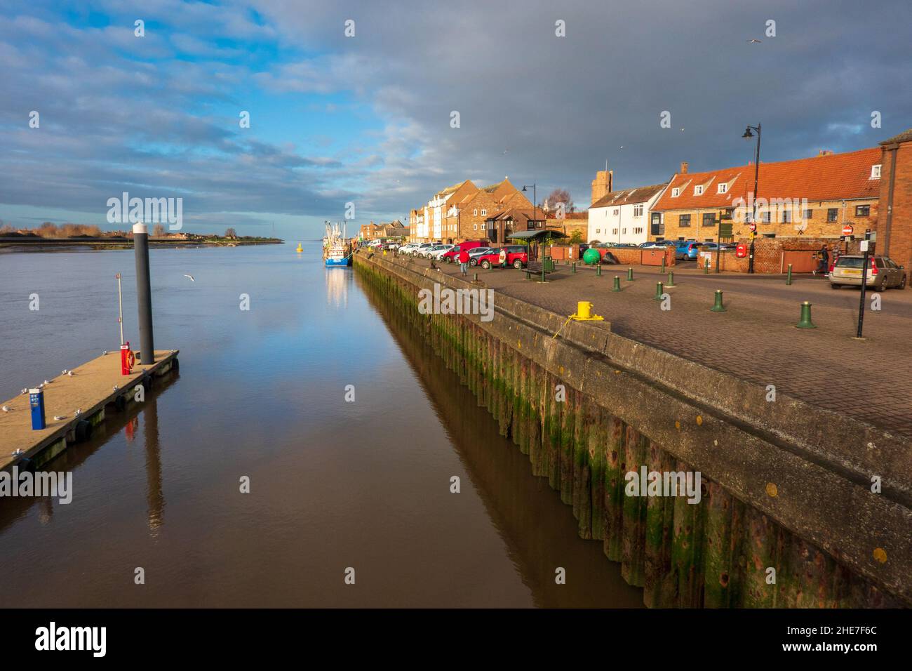 South Quay Kings Lynn Stock Photo Alamy