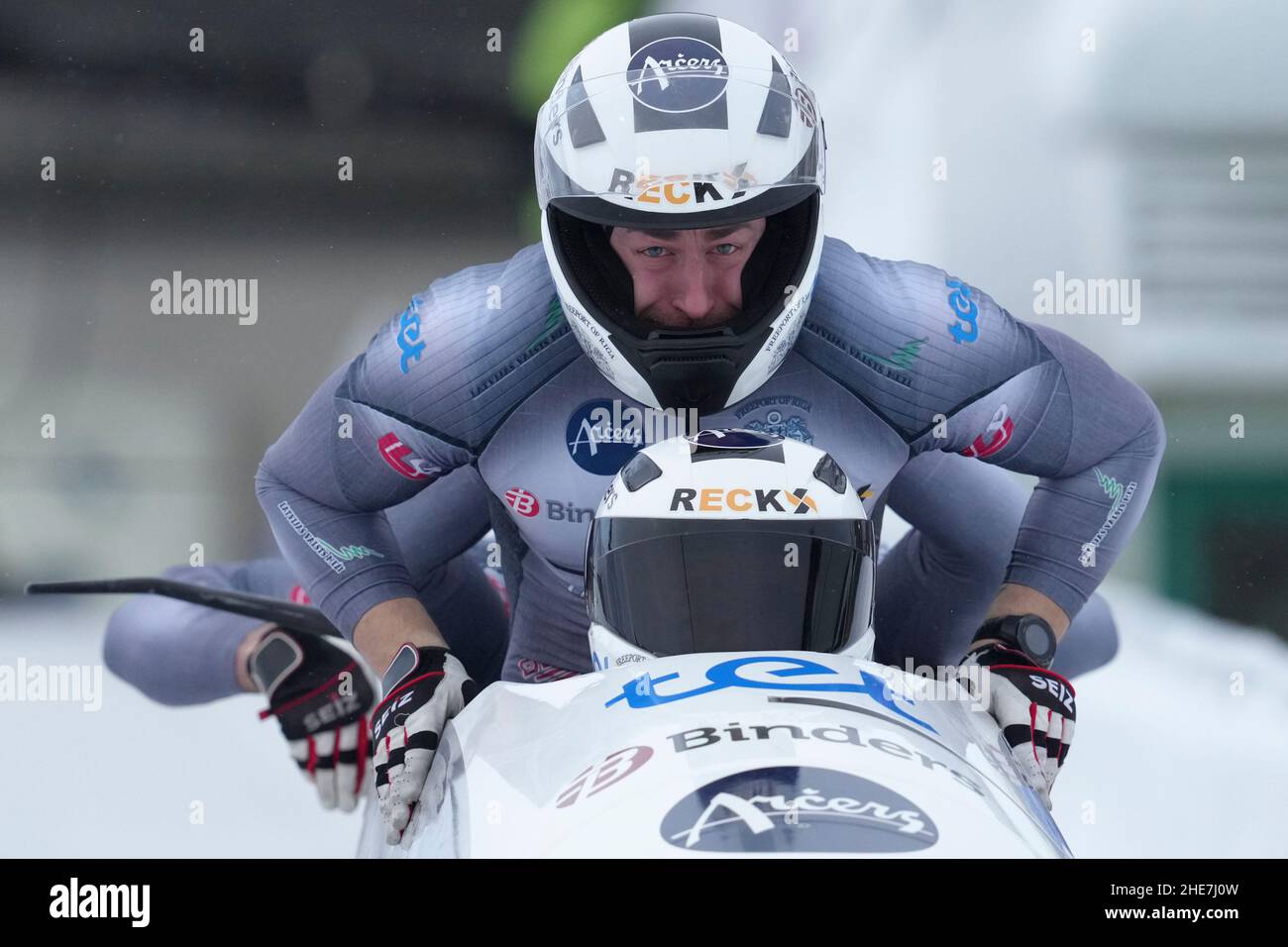 Davis Springis Winterberg, Germany. 09th Jan, 2022. WINTERBERG, GERMANY - JANUARY 9 ...